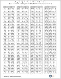 Depo Calendar 2025