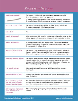 Birth Control Pros And Cons Chart