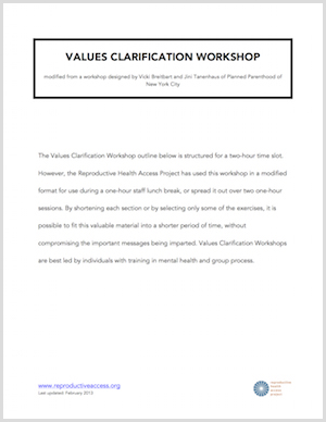 values clarification 