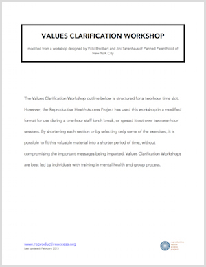 values clarification 