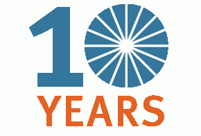 10 year logo